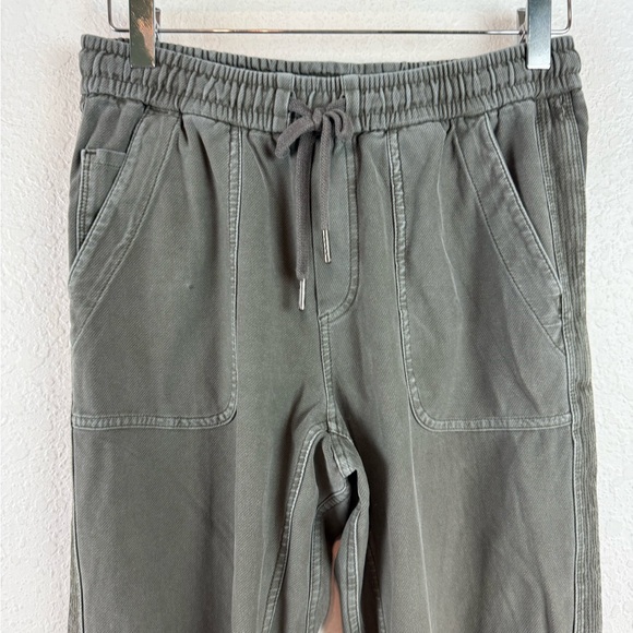 Athleta Fallon Sun-washed Brown Grey Heavy Cotton Blend Joggers 2 - Picture 5 of 8